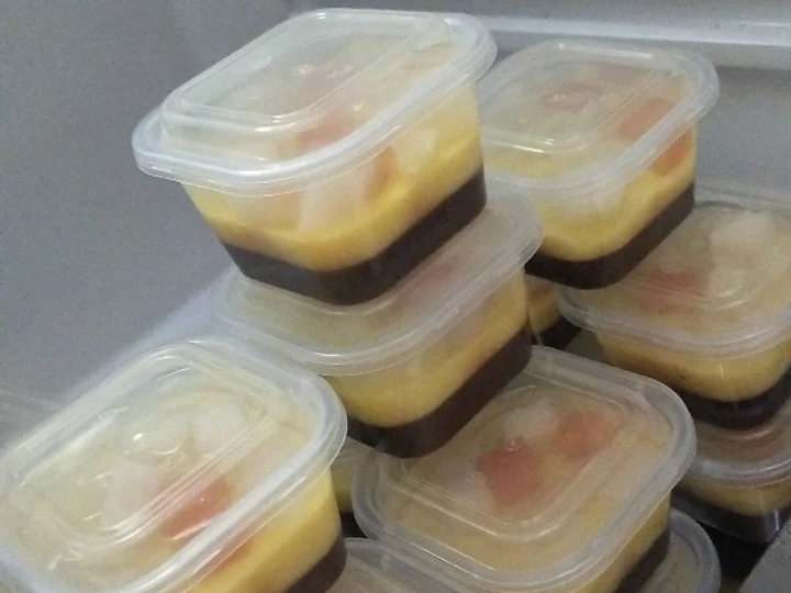 Langkah Mudah untuk Membikin Resep Puding Cocktail Lapis Coklat yang Bikin Ngiler Anti Ribet, Bikin Ngiler