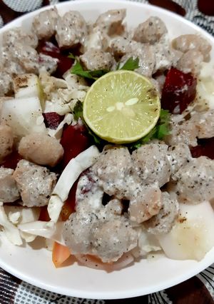 A picture of Soya salad.