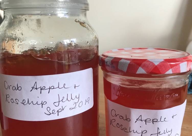 Easiest Way to Prepare Perfect Crab Apple and Rosehip Jelly