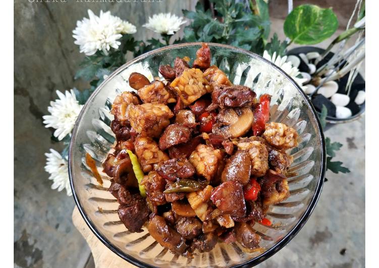 Tumis Tempe Jamur Hati
