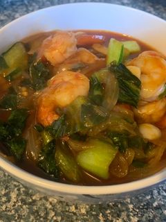 A picture of Shrimp in Spicy Oyster Sauce.