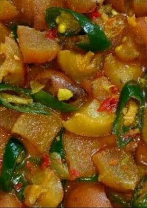 Foto resep Kikil sambal ijo (wong jowo)