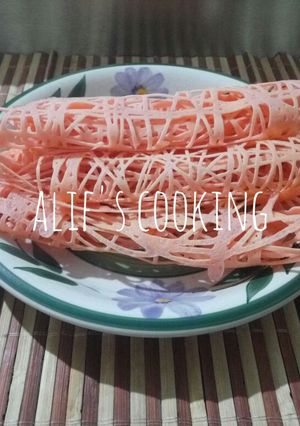 Foto resep Sarang laba-laba strawberry