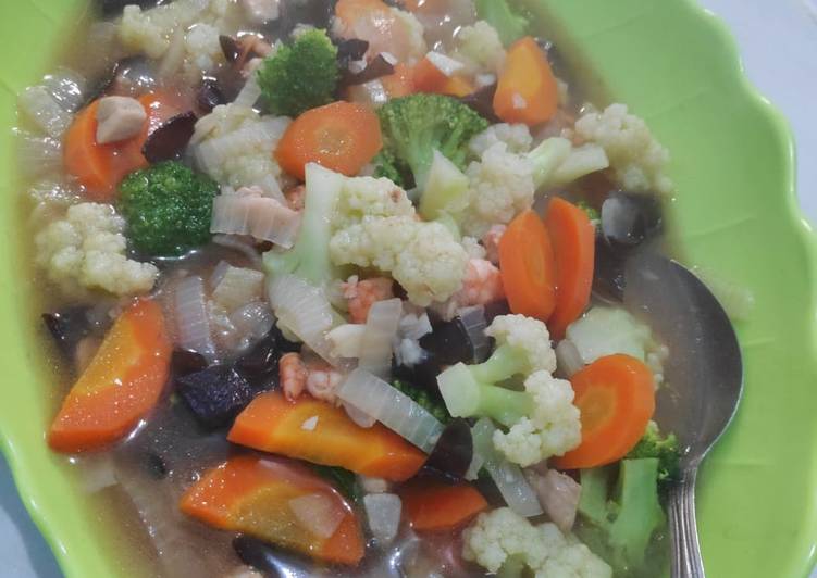 Sayur kuah saus tiram