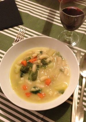 A picture of Winter Vegetable Minestrone.