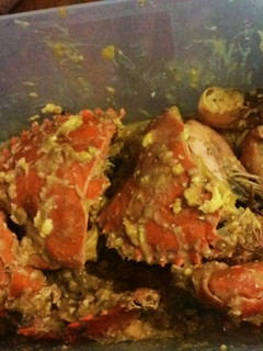 Foto resep kepiting saus telur asin