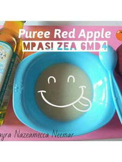Foto resep Mpasi Zea 6md4 : Pure red Apple