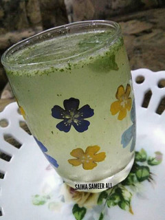 A picture of Mint lemonade #ramadankitayari.