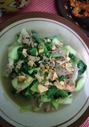 Foto resep Tumis sawi daging