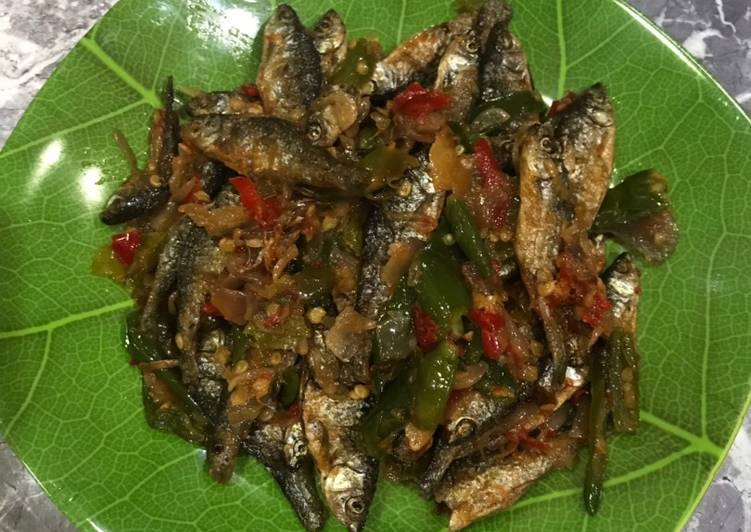 makanan Balado Ikan Bilih/Ikan Bilis Cabe Hijau - Rasanya mirip sama yg dijual di RM padang 🤪 Anti Gagal