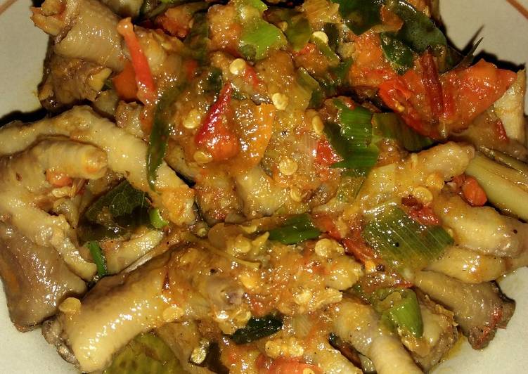 Resep Ceker Ayam Mercon Pedas Mantap Blogger