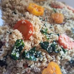 A picture of Couscous dish.