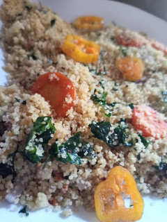 A picture of Couscous dish.