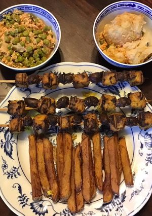 A picture of California Farm Tandoori Smoked Tofu Dinner.