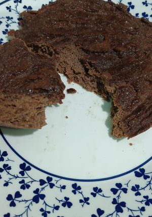 Una foto de Mi Brownie Sin Harina Y En Microondas!!
