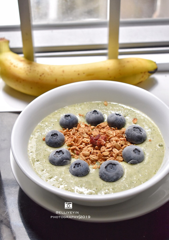 Foto resep Smoothie Brokoli oat banana