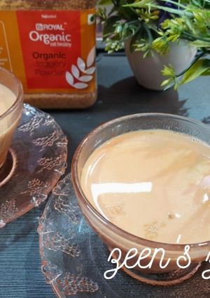 A picture of Jaggery Tea.