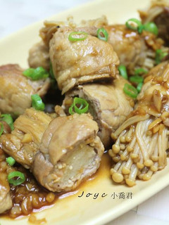 蒜味醬燒金針菇肉捲 的食譜成品照片