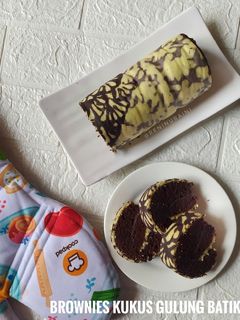 Foto resep Brownies Kukus Gulung Batik