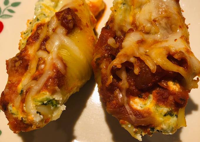 Recipe of Super Quick Homemade Spinach Stuffed Shells