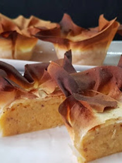 Foto de Delicias de ovos moles com requeijão e amêndoa