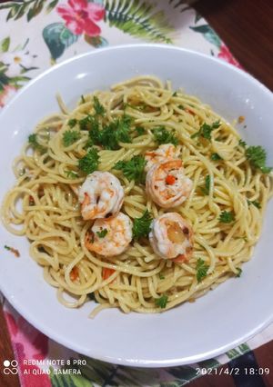 Foto resep Spaghetti Oglio Olio