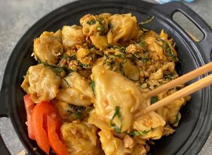 Foto resep Pangsit goreng  Viral Le Gino ala ala