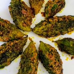 Stuffed Karela(Bitter Gourd) A picture of Stuffed Karela(Bitter Gourd).