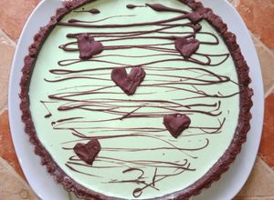 Foto di Cheesecake alla menta e cioccolato