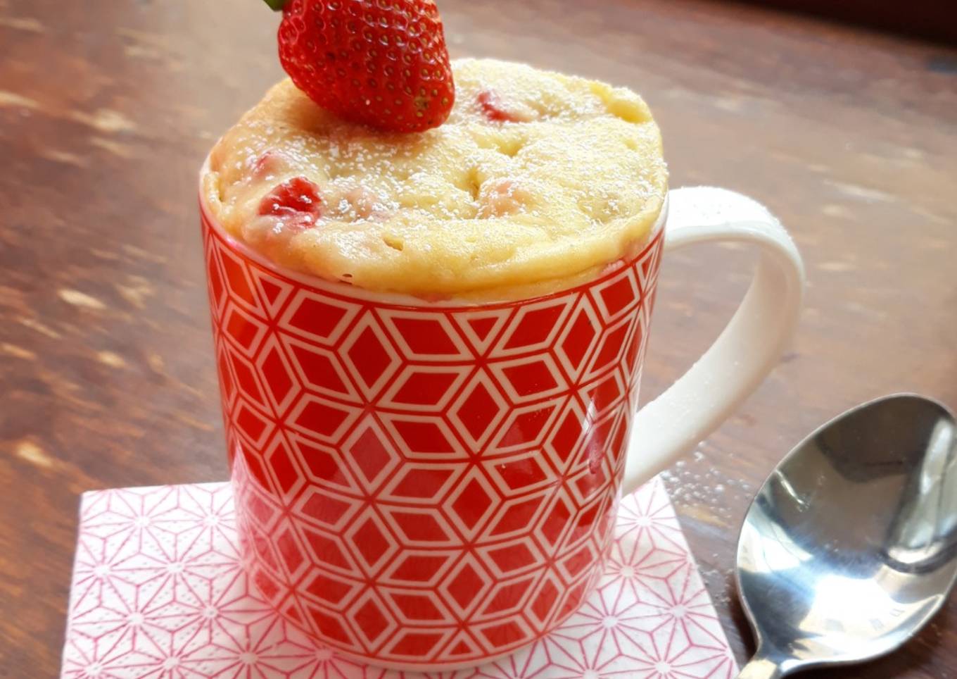 ☆Mug Cake Fraises et Citron☆