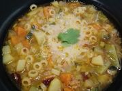 Una foto de sopa italiana