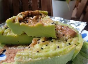 Gambar Kuih Bakar Pandan Mudah