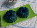 Puding Lumut Bunga Telang