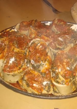 Una foto de Fideos rellenos