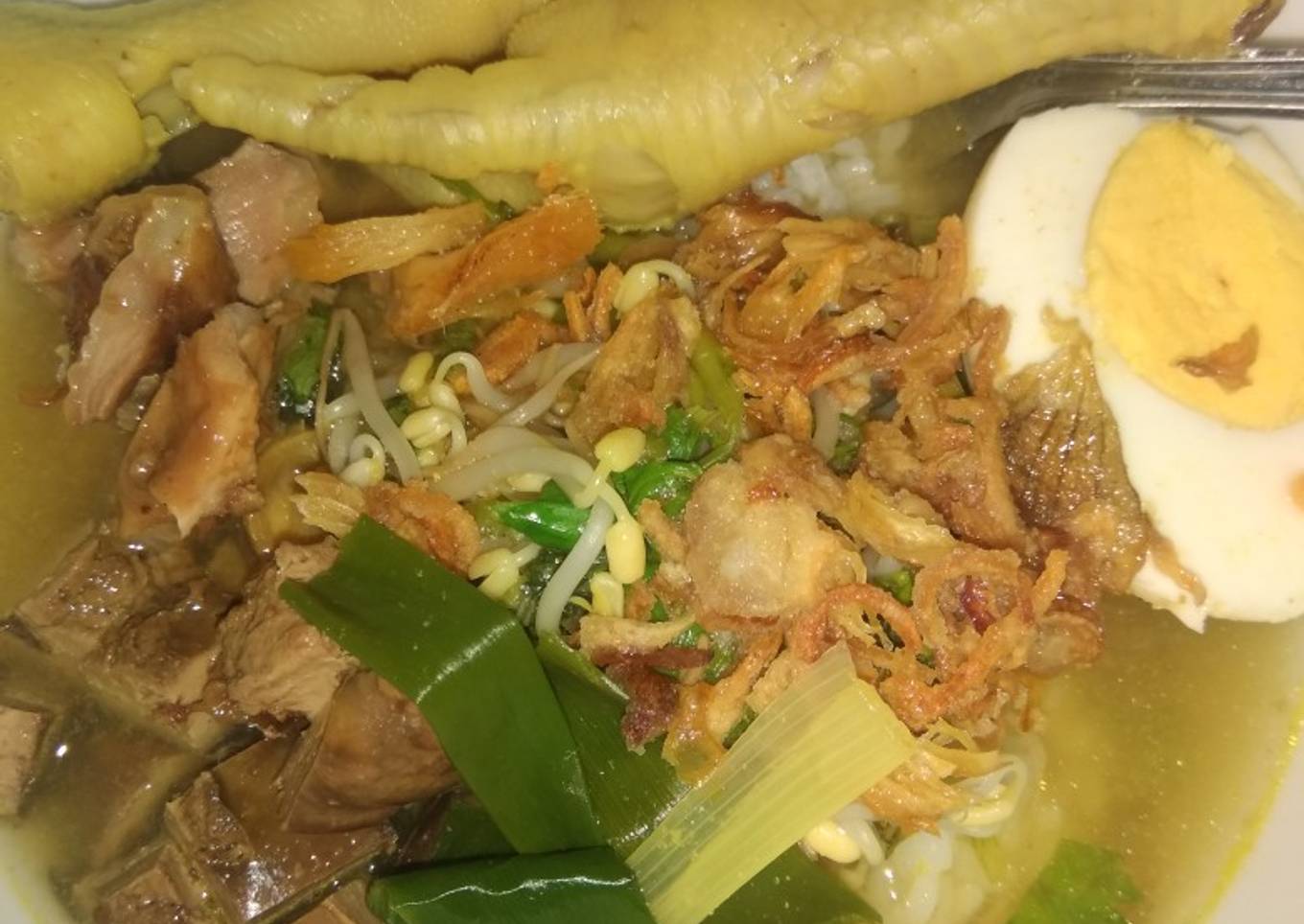 Soto Lamongan Komplit