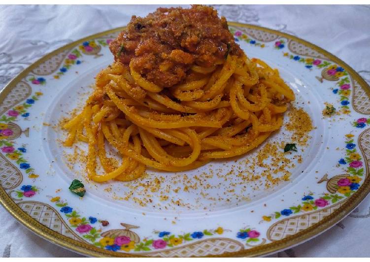 Pasta con le Sarde alla Trapanese