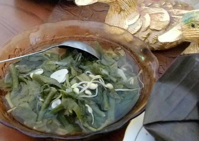 Sayur Asam Daun Ketela Rambat