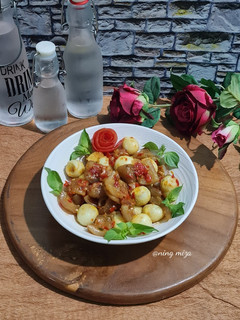 Foto resep 212. Balado Kikil Telur Puyuh