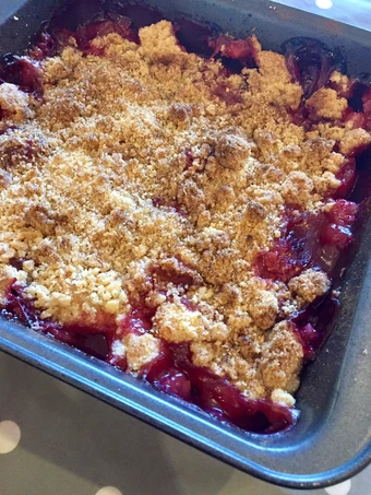 Recipe Gluten Free Apple &amp; Plum Crumble which Delicious