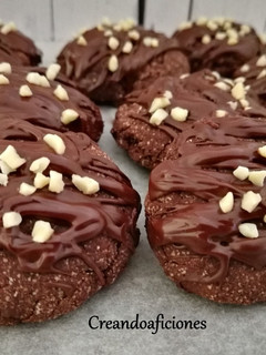 Una foto de Galletas de chocolate y avena