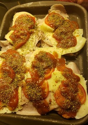 Una foto de Milanesas a la napolitana