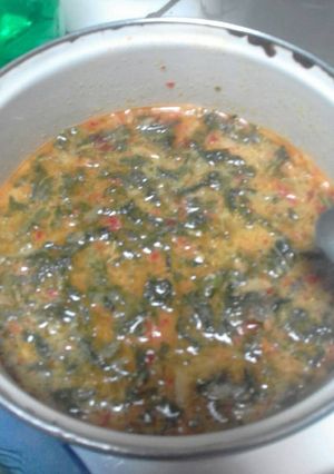 Foto resep Sayur daun singkong kuning