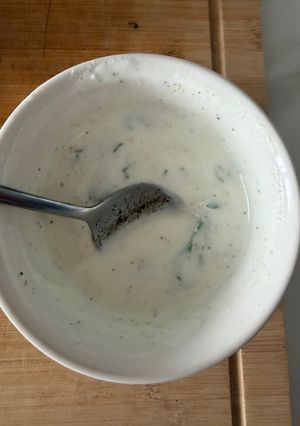 Una foto de Salsa de yogur sin lactosa