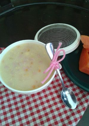 Foto resep 9. Cream of Sweet corn soup_ mpasi 1y+
