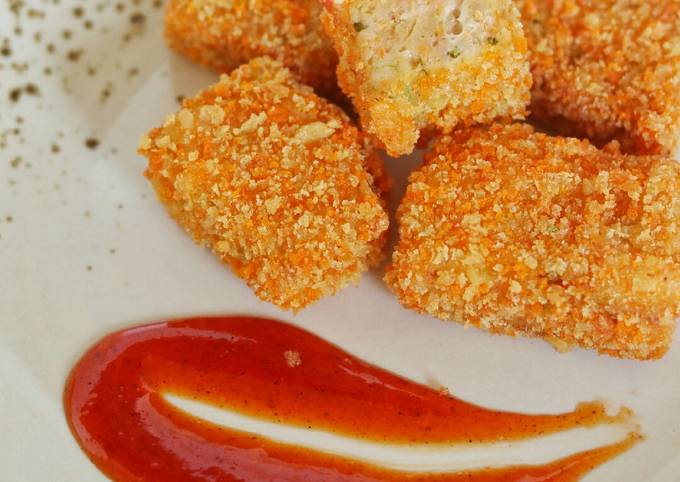 Bagaimana cara buat Nugget Brokoli Wortel yang sedap