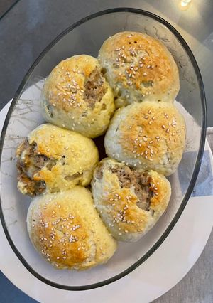 A picture of Chicken Cheese Bun.