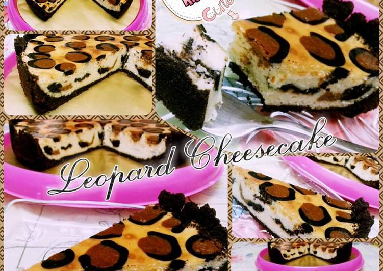 Bagaimana Membuat Leopard Cheesecake yang Enak