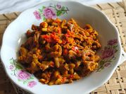 Gambar usus ayam bumbu pedas
