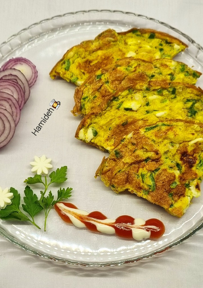 عکسی از دستور املت پنیر (شام فوری)🧀