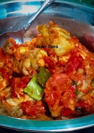 Foto resep Ayam sambal ala diet kalori/mayo